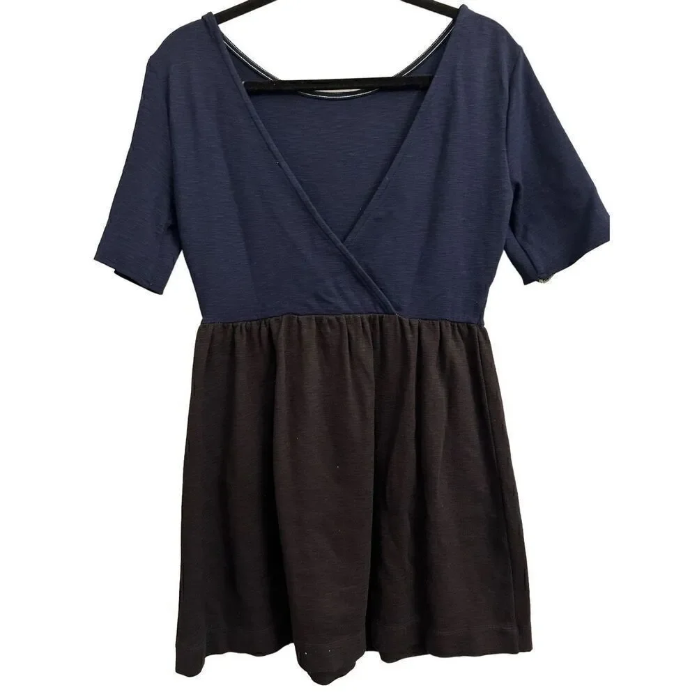 Free People Beach bicolor dress stretchy oversized XS
